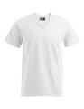 Heren T-shirt V Hals Promodoro Premium 3025 Wit